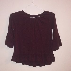 Maroon dress shirt